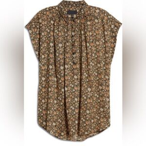 Nili Lotan Normandy Floral Blouse